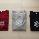 【SALE】雪の結晶ロンT
