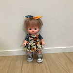 送料無料 メルちゃん ハロウィンワンピース&リボン