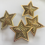 ②再入荷✨ 星 スター ゴールド コンチョ  ループ ボタン  コンチョボタン 1個