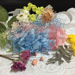 花材 豪華！パステルピンク&ブルー多種盛り合わせセット