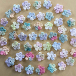 ハンドメイド☆可愛い小花モチーフ8枚価格お花モチーフピアスやヘアゴムなどアレンジに すみれ 春先 フラワーアクセサリー