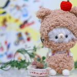 くま着ぐるみの白くまちゃん♪どんぐりセット