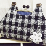 ⭐︎セール⭐︎リュック3way〜ウールチェックあおりがま口バッグ