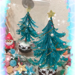 ストローでクリスマスツリー(ミニ)