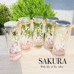 ~With snow crystal~ 桜鈴蘭 【本物の桜】