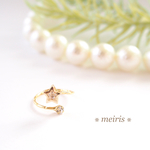 [K16GP]❁mini star ring❁