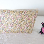 リバティ セランダイン（イエロー）  コスメポーチ