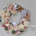 ｋ様へ　ホワイトウェディングwreath＊ブートニア