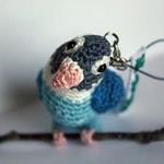 ペットをストラップに！　　（作品ボタンインコ）