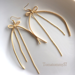 ロングリボンピアス