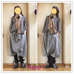 チェックのシャツチュニック💖ストール付きだよ❣️❣️