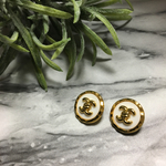 ヴィンテージボタンピアス