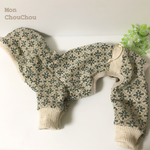犬服 イタグレ M スノーキージャガード ボアフーディー ロンパース