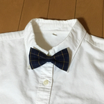 再販＊蝶ネクタイ 紺 チェック
