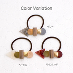 アセチ&ウッドのコラボヘアゴム 3color H-573