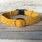 【 猫の首輪 】polka dot mustard