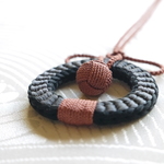 組紐 Monkey Ring neckless　平源氏「　Twilight　」