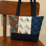 再販 mela パッチワーク トートバッグ ミナペルホネン ハンドメイド