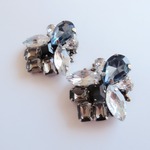 【★期間限定★送料無料】ビジューピアス イヤリング＊Blue&Gray＊