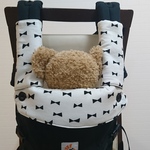 【再販☆6】☆エルゴアダプト☆エルゴ360☆Ｗガーゼ ☆リボン☆よだれカバー&首回りカバー☆