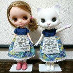 【おでこちゃんとニッキ】ワンピースとエプロン【ミディブライス】