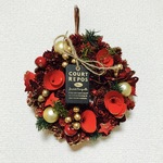クリスマスリース ⑤ S レッド