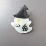 暗いところで光っちゃうおばけさん ブローチ