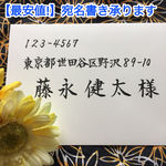 【最安値!!最短1~2日!!】招待状の代筆承ります