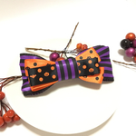 ハロウィンなバレッタ(紫)
