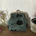 猫ちゃん😸のがま口財布👛