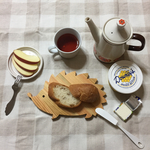 ハリネズミのカッティングボード