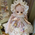 *～ライラック*ローズ～* ミニスウィーツドール*オビツ11*ドレスset