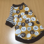 mustard  chocolate&borderＴシャツ  S