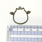 デビルにゃんこ＊レジン用空枠 ５個セット