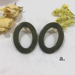 【ラスト一点】再販＊オーバルリング❤︎シンプルピアス