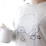 コーヒー部屋着トレーナー