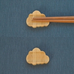 竹製、雲箸置き