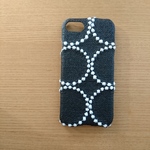 ★再入荷★受注製作*ミナペルホネン*タンバリン*ダークネイビー×ホワイト*mina perhonen*iPhoneケース*iPhoneカバー*スマホケース*スマホカバー