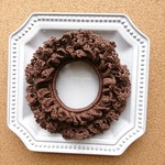 レースのボリュームシュシュ<チョコブラウン>