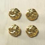 ●18㎜●GOLD BUTTON CABOCHONS PARTS