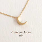 < 14KGF > Crescent Moon (三日月) のネックレス