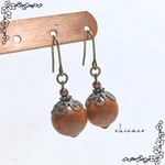🌳ナチュラルWoodのピアス／イヤリング