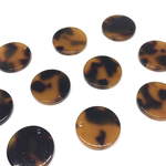 18.5mm べっこう風チャーム 10個