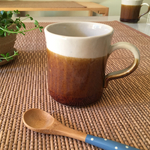 茶色と白のツートンカラーマグカップ Msize