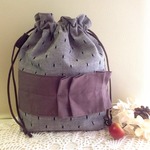 winterSALE＊大人きんちゃく＊ベリー♥︎フリルりぼん