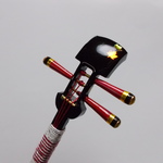 hxxa228様専用ページ　かんざし 「三味線」漆黒３４（秋色）
