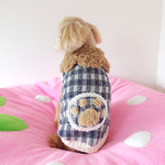 花えり＊ジャガードチェック　ピンクorネイビー