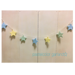 再販4☆星のガーランド☆パステルカラー