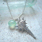 ☆再販☆　Murex Seashell with Chalcedony--silver  
