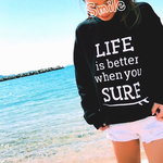 SURFスウェットトレーナー（ブラック）